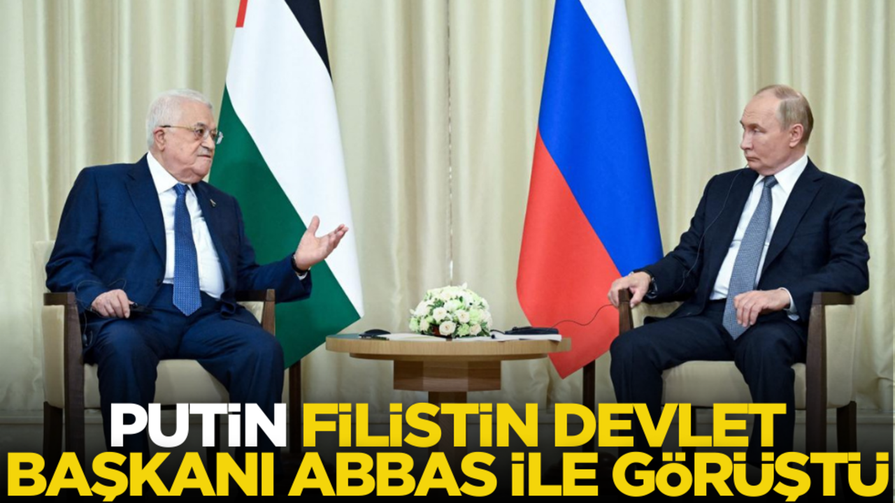 Putin, Filistin Devlet Başkanı Abbas’la görüştü!