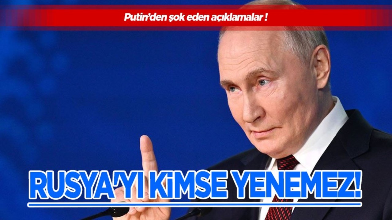 Putin: Rusya'yı kimse yenemez, güç ve silah gücü bizden yana! Şok eden sözler! Tüm dünya şaşkın