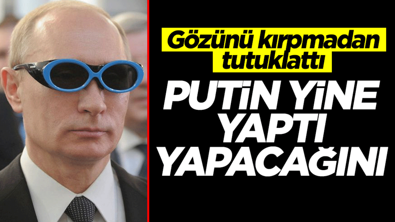 Putin'den Avrupa ülkesine tokat! "Casusluk yapıyor" deyip tutuklattı