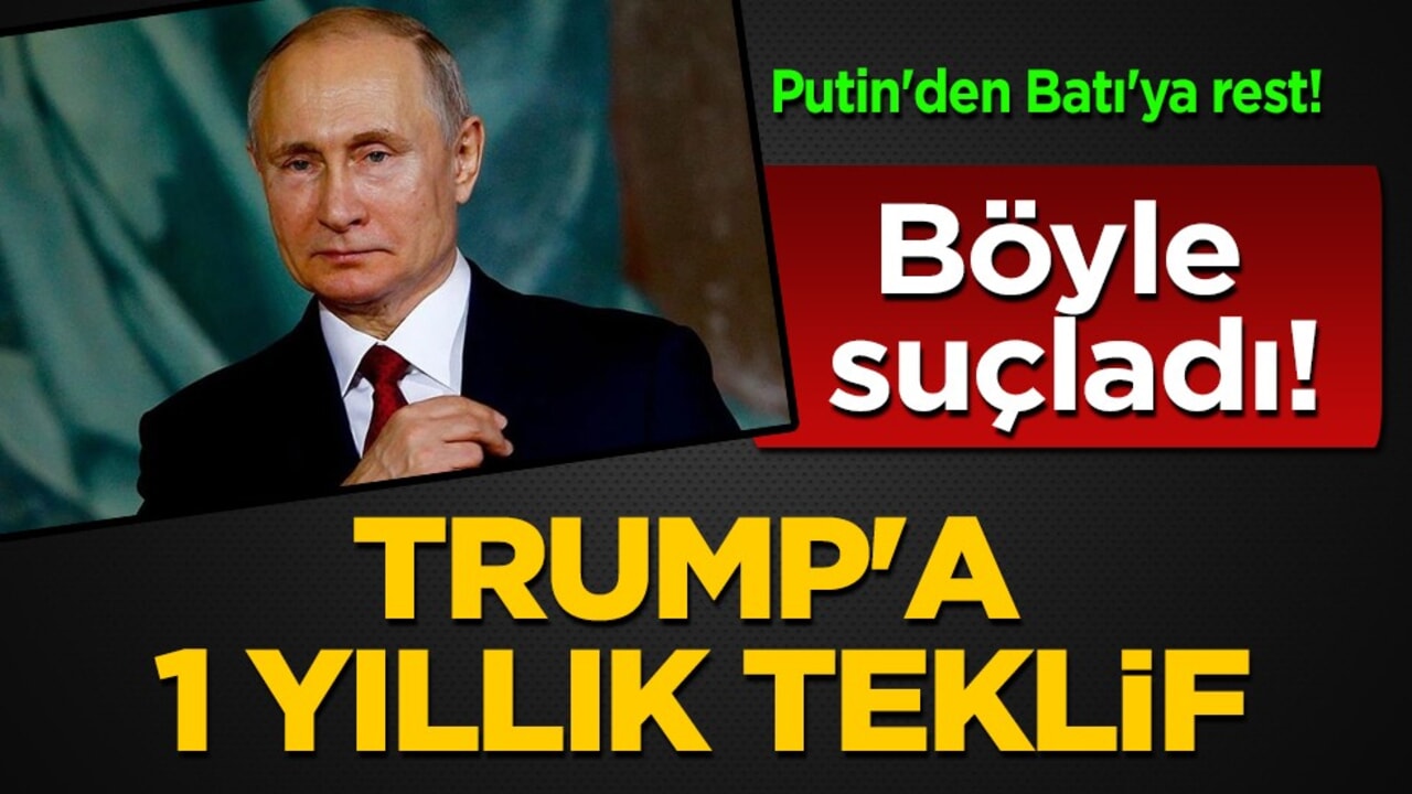 Putin'den Batı'ya rest: 'Karşılık vermeye hazırız'! ABD'ye 1 yıllık teklif