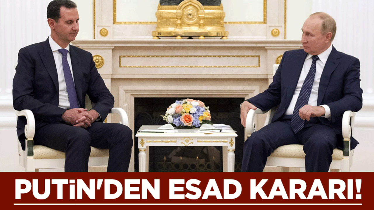 Putin'den Esad kararı!
