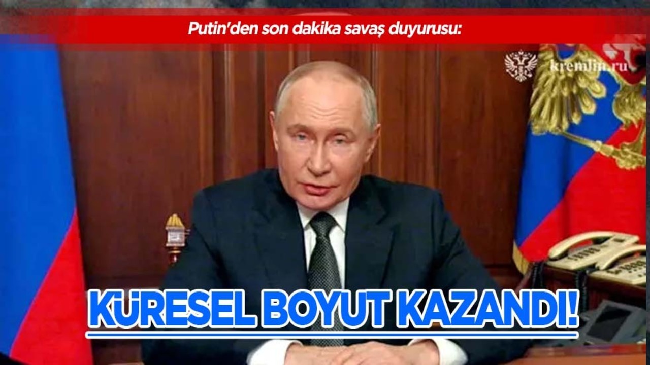 Putin'den savaş duyurusu: Artık küresel çatışmadayız! Kritik 'Oreşnik' hamlesi! Kararı