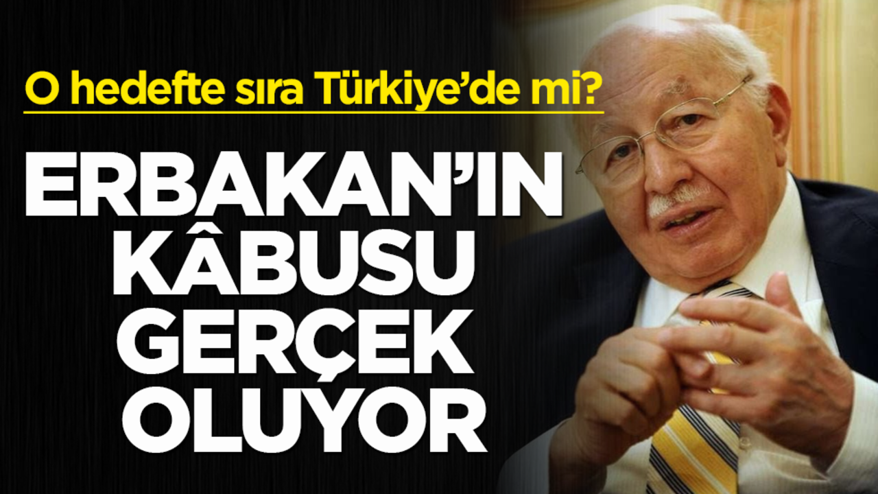 Rahmetli Erbakan’ın kâbusu gerçek oluyor! Türkiye’yi bölme planı işte bu! Arz-ı Mev’ud hedefinde sıra bizde mi?