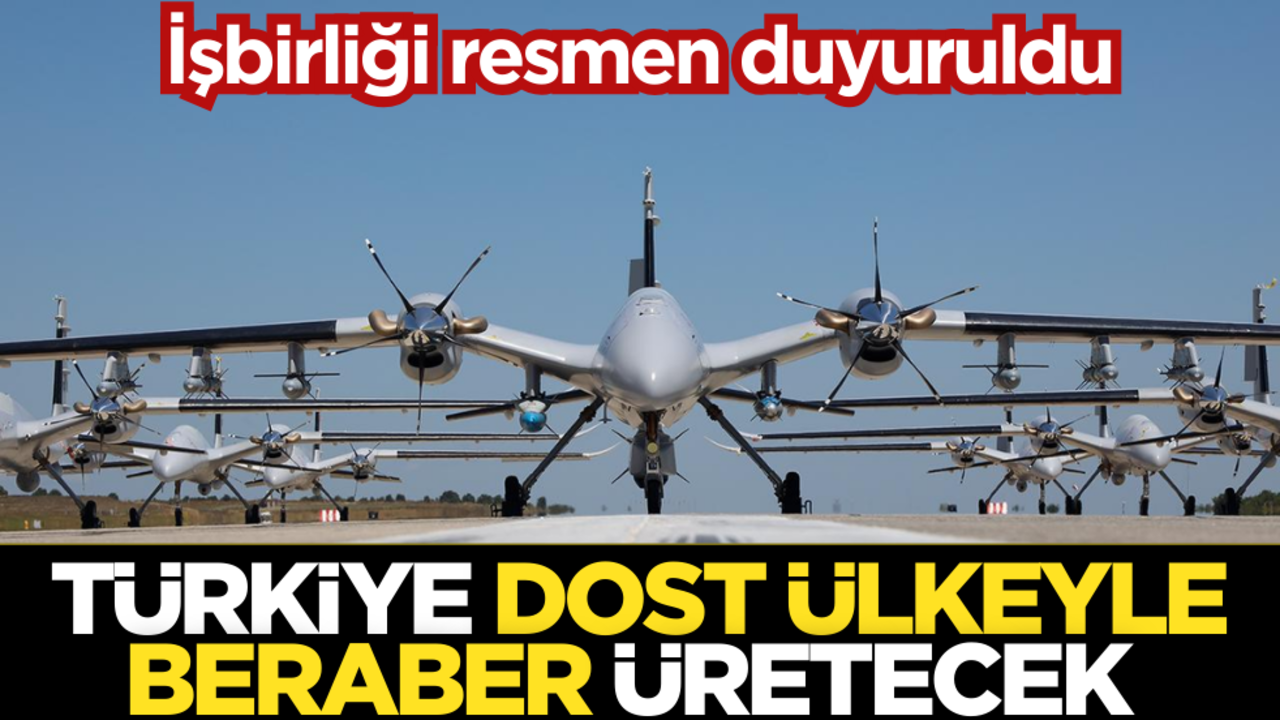 Resmen duyuruldu! Türkiye dost ülkeyle beraber üretecek