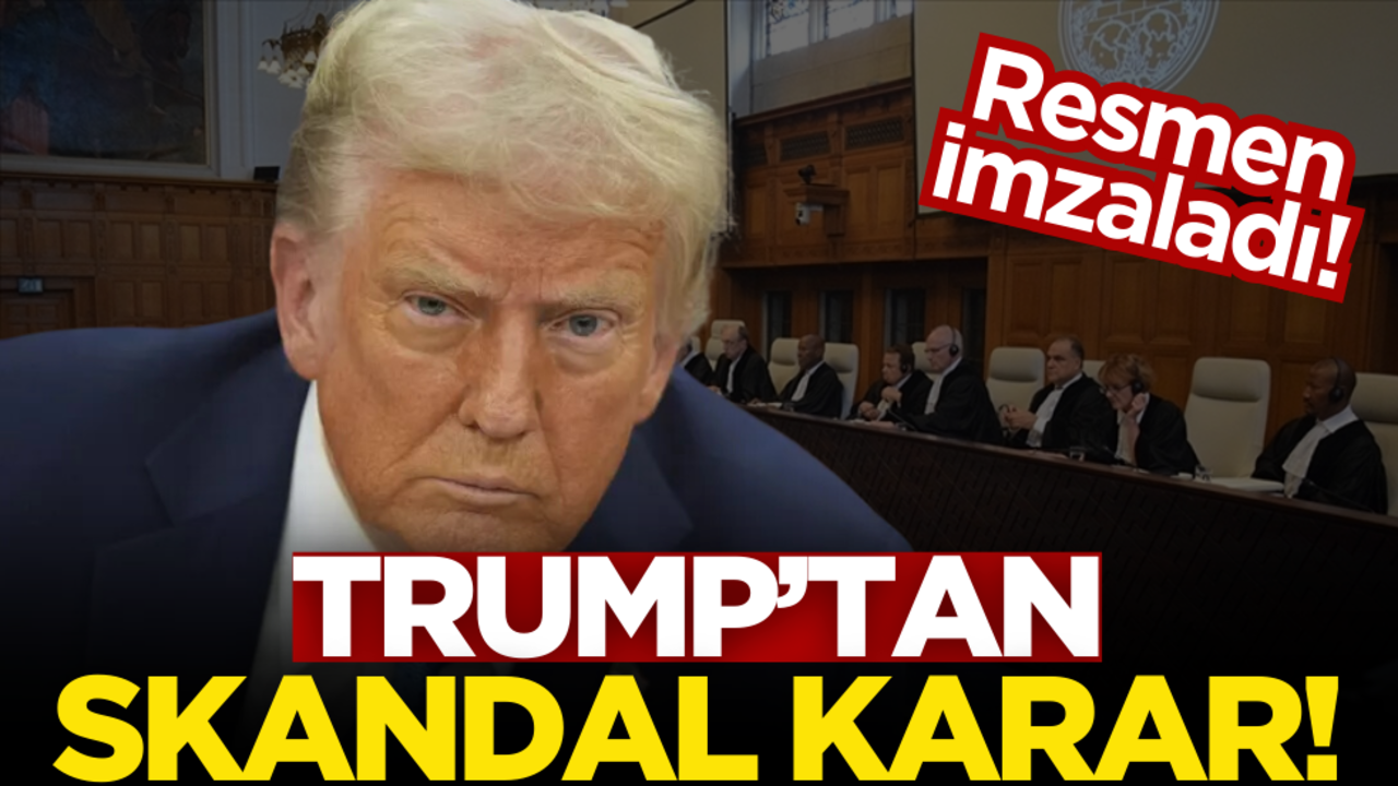 Resmen imzaladı! Trump'tan skandal karar