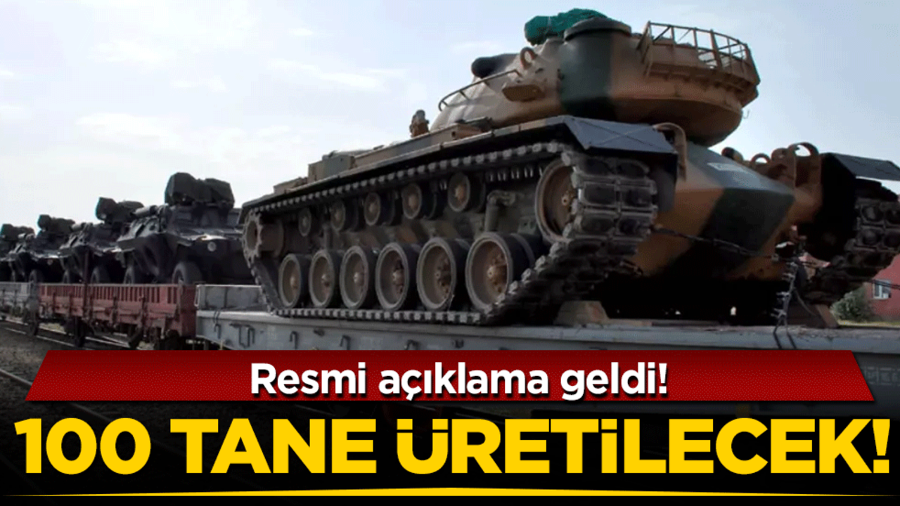 Resmi açıklama geldi: 100 tane üretilecek!