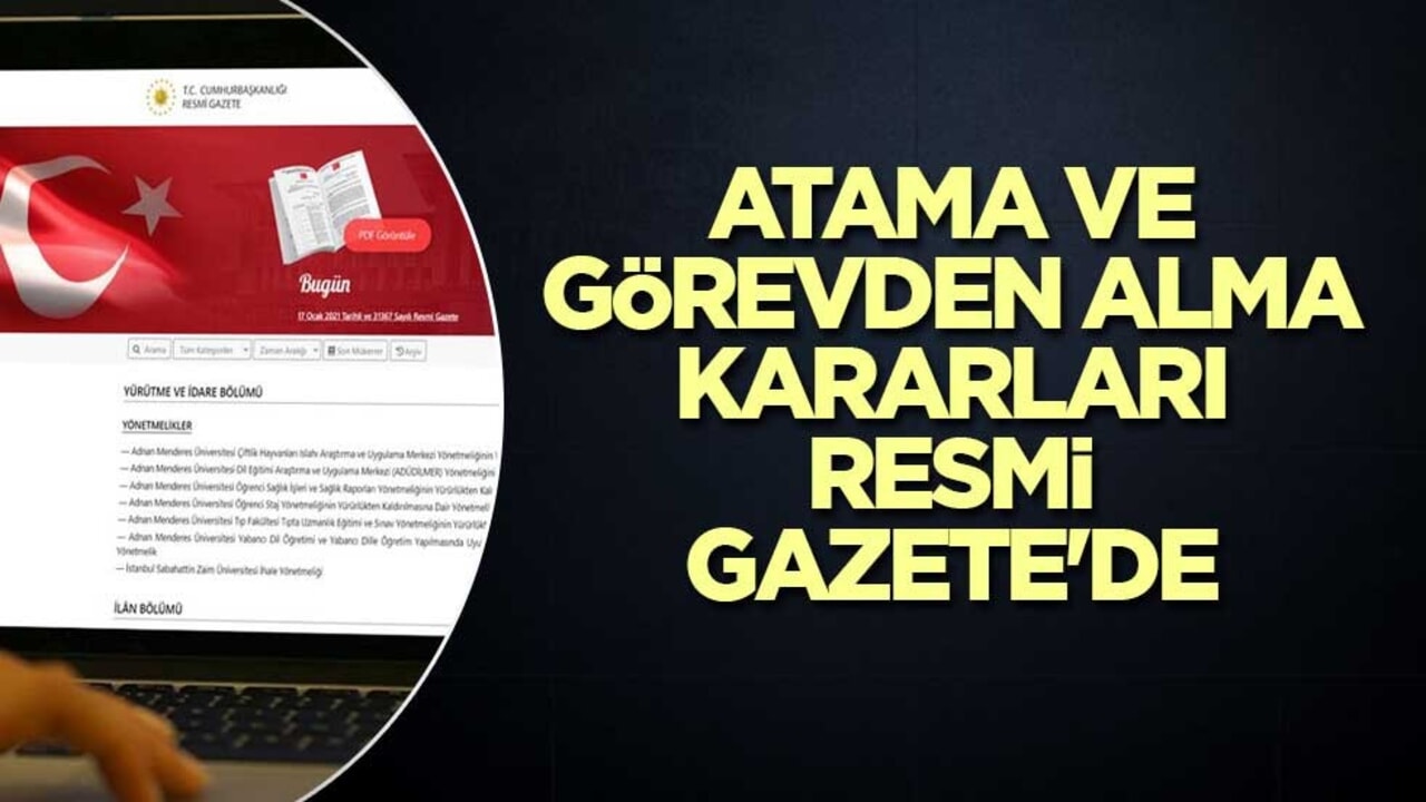 Resmi Gazete’de atama ve görevden almalar: Diyanet’te kapsamlı değişim