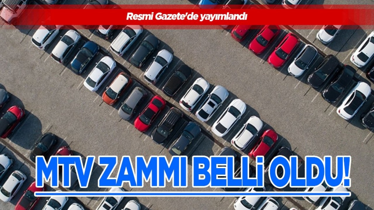 Resmi Gazete'de yayımlandı! İşte kalem kalem rakamlar: MTV zammı belli oldu