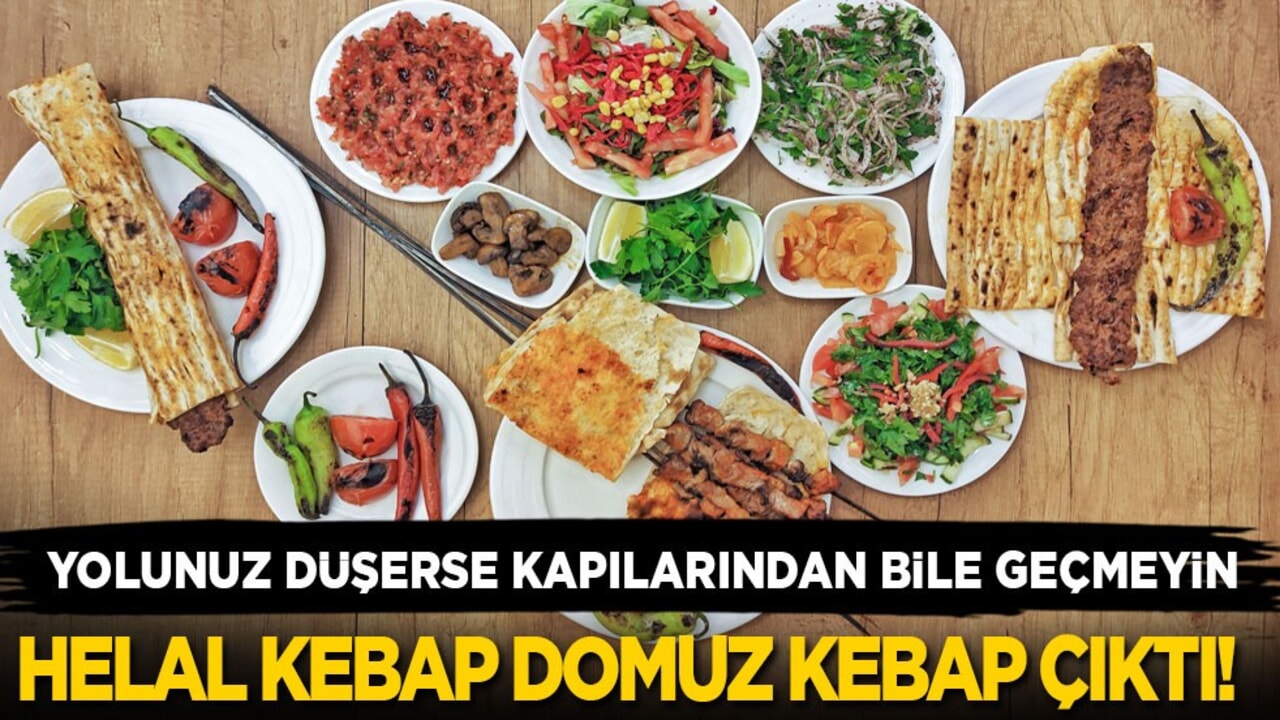 Rezalet: Helal kebap domuz kebap çıktı! Kapılarından dahi geçmeyin…