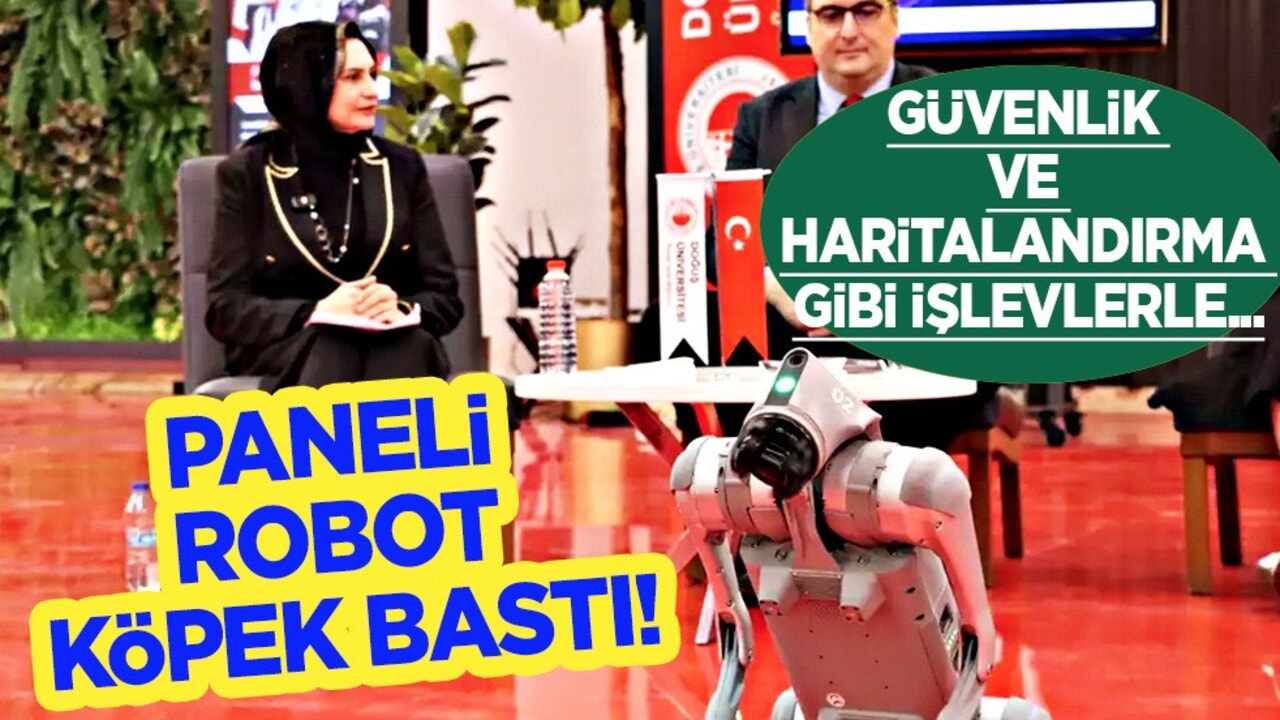 Robot köpek yapay zeka ile ilgili üniversite panelini bastı: O anda yer yerinden oynadı!