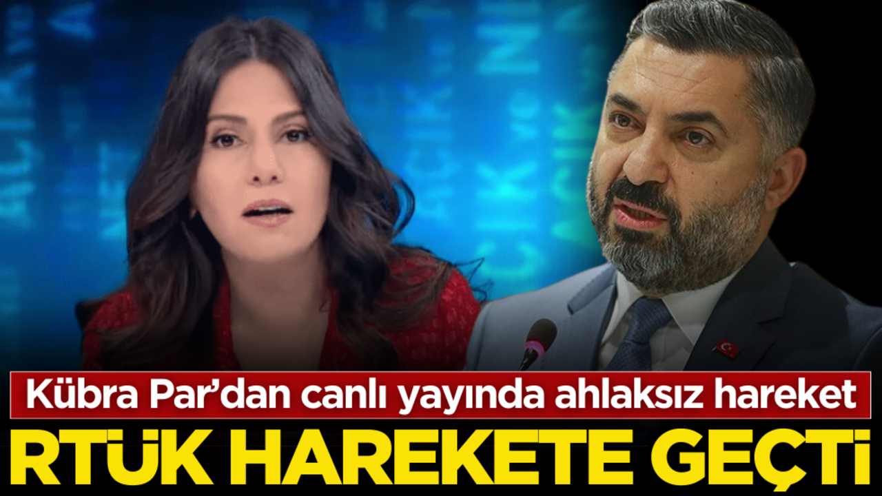  RTÜK harekete geçti! Kübra Par’dan canlı yayında ahlaksız hareket
