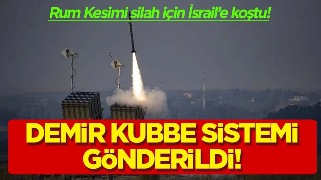 Rum kesimi silah için İsrail’e koştu: Güney Kıbrıs ortalığı ateşe verdi! Demir Kubbe sistemi!