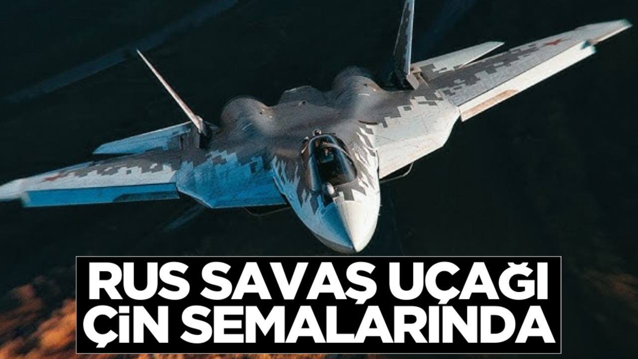 Rus savaş uçağı Çin semalarında!