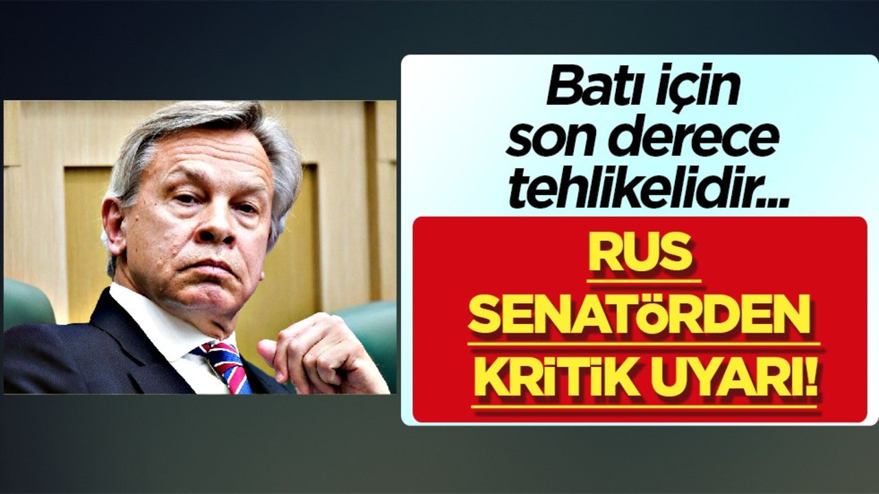 Rus senatörden uyarı: Ukrayna’daki füze krizi son derece tehlikeli diye paylaştı