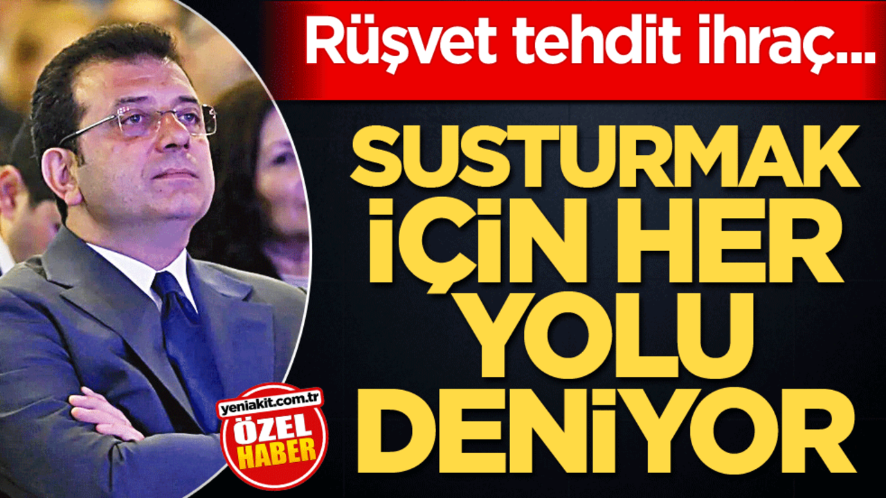 Rüşvet tehdit ihraç... Susturmak için her yolu deniyor