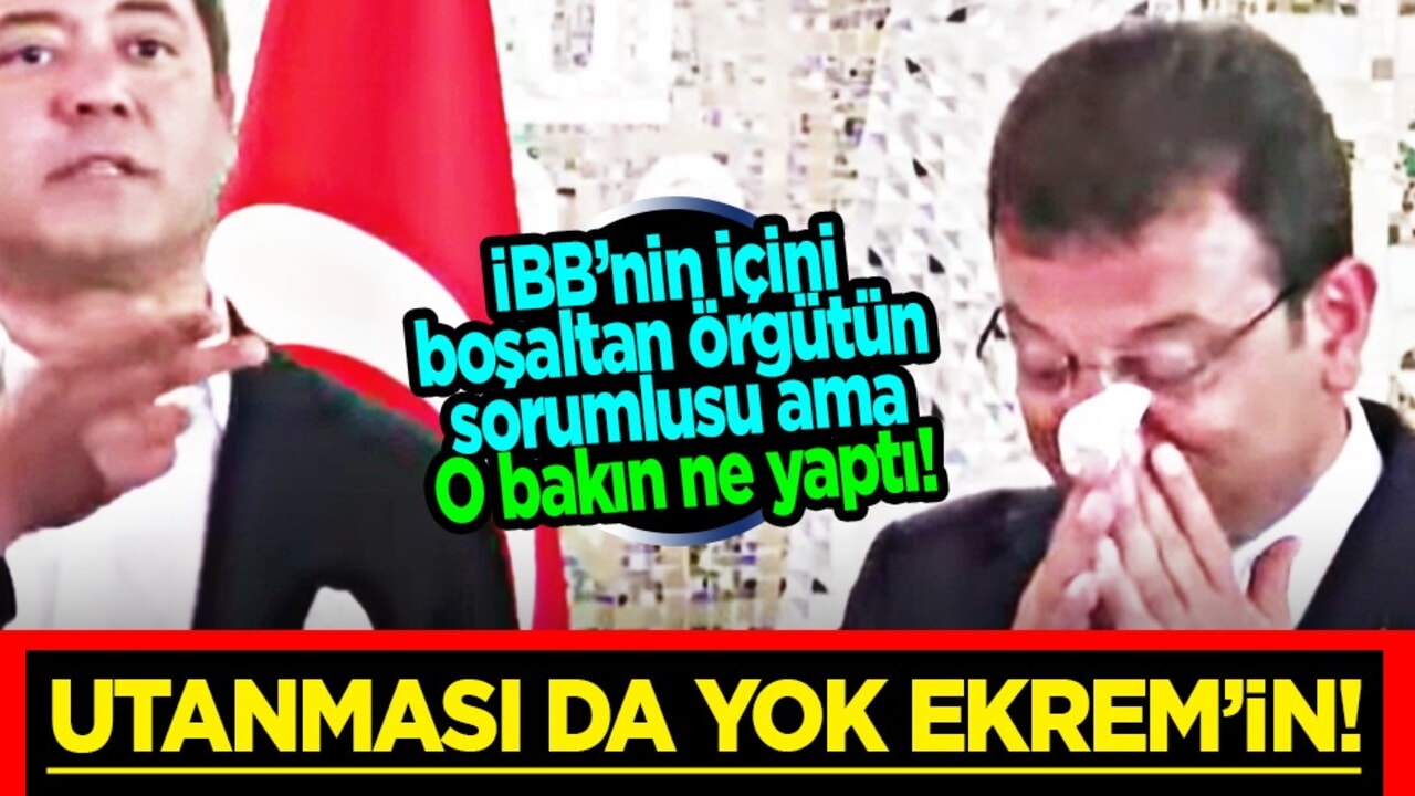 Rüşvet’ten tutuklu Ekrem İmamoğlu yine Türkiye'yi bakın ne ile itham etti! İnsan da biraz utanma olur yahu…