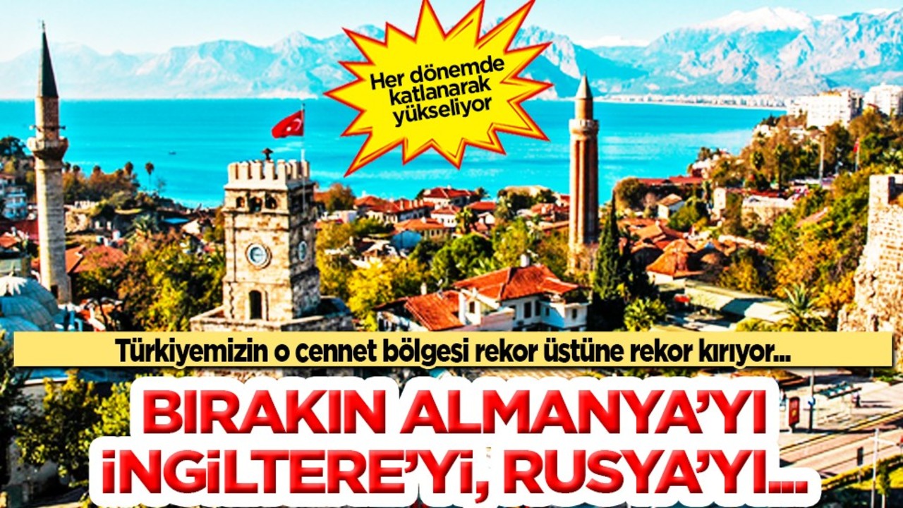 Rusya duyurdu! Türkiye indirim yaptı, akın ettiler: Antalya turizmi yüzde 8 yükselişte