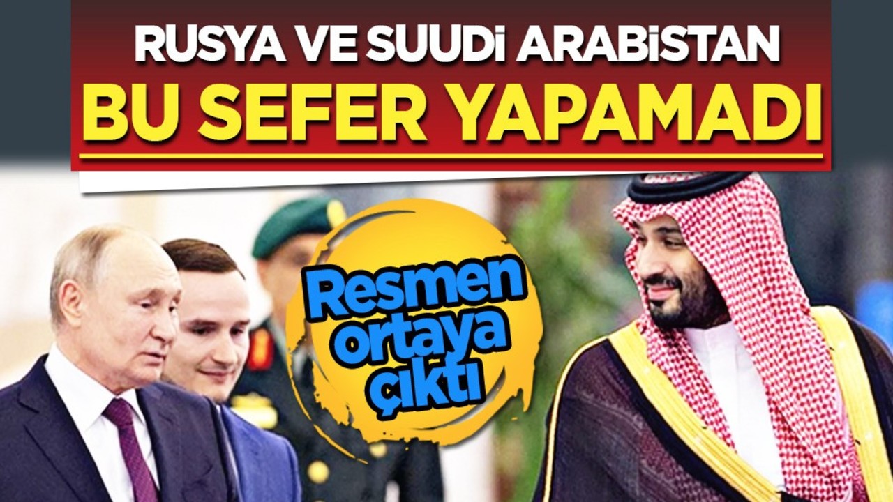 Rusya ve Suudi Arabistan'ın petrol planları: Yeni ekonomik plan kullanacaklar! 2 devlet başladı, karar verildi