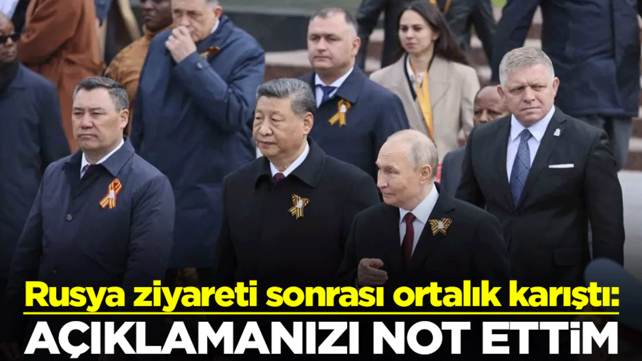 Rusya ziyareti sonrası ortalık karıştı: Açıklamanızı not ettim