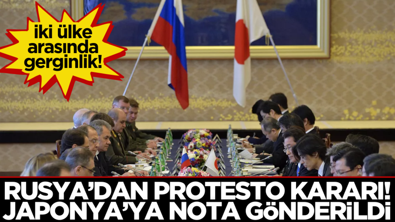 Rusya’dan protesto kararı: Japonya’ya nota gönderdi