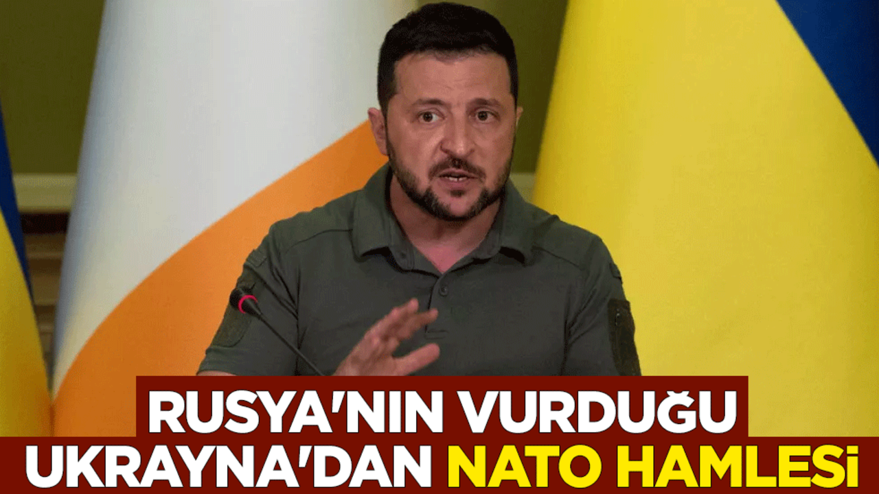 Rusya'nın vurduğu Ukrayna'dan NATO hamlesi