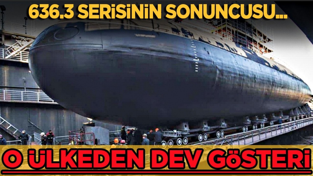 Rusya’nın yeni denizaltısı suya indirildi! Çok sayıda silahlar: 646 uçak, 33 bin 580 İHA savaş uçağı imha ettik!