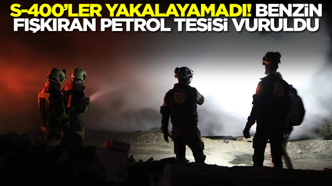 S-400'ler yakalayamadı! Benzin fışkıran petrol tesisi İHA'larla vuruldu
