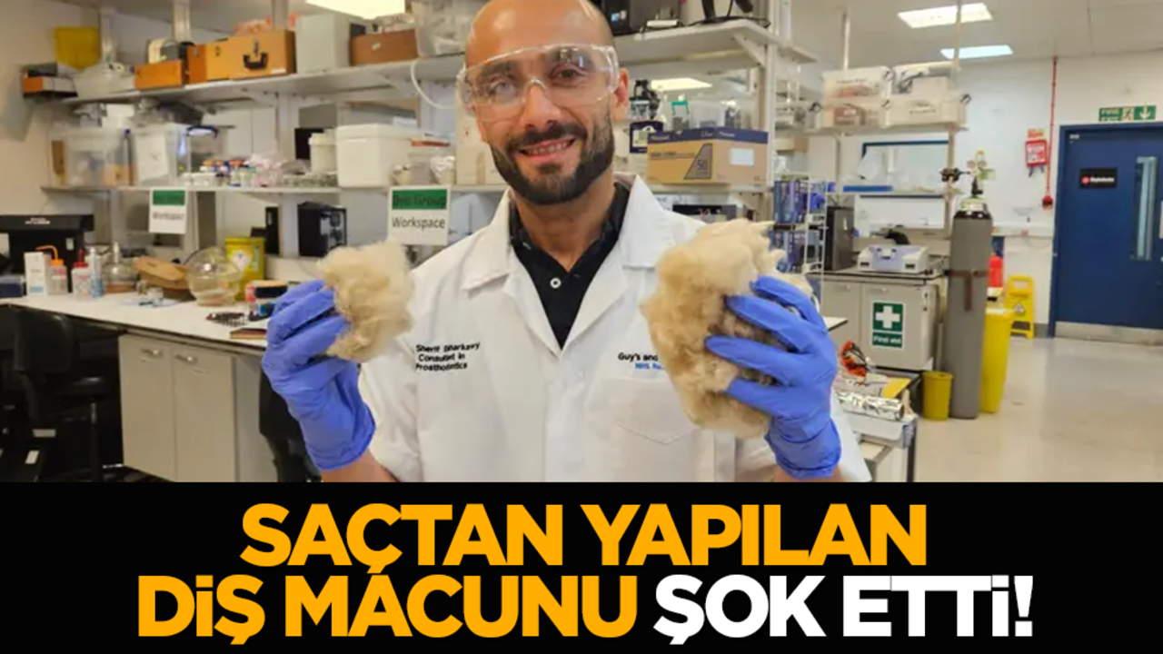 Saçtan yapılan diş macunu şok etti!