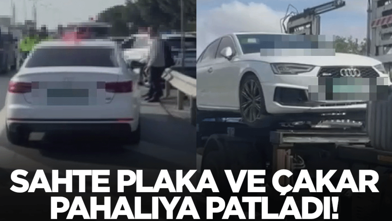 Sahte plaka ve çakar pahalıya patladı! 333 bin lira para cezası