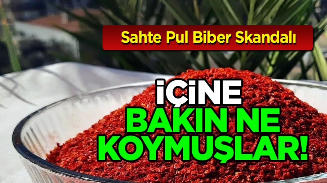 Sahte pul biber skandalı! Gözü kara olan sahtekarlar: Biber diye içine koymuşlar! Kuruyemişçi tavsiye verdi