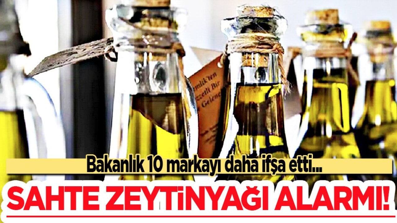 Sahte zeytinyağı! Bakanlık ifşa etti: 10 marka ilan edildi... Gıda sahtekarlarına geçit yok!