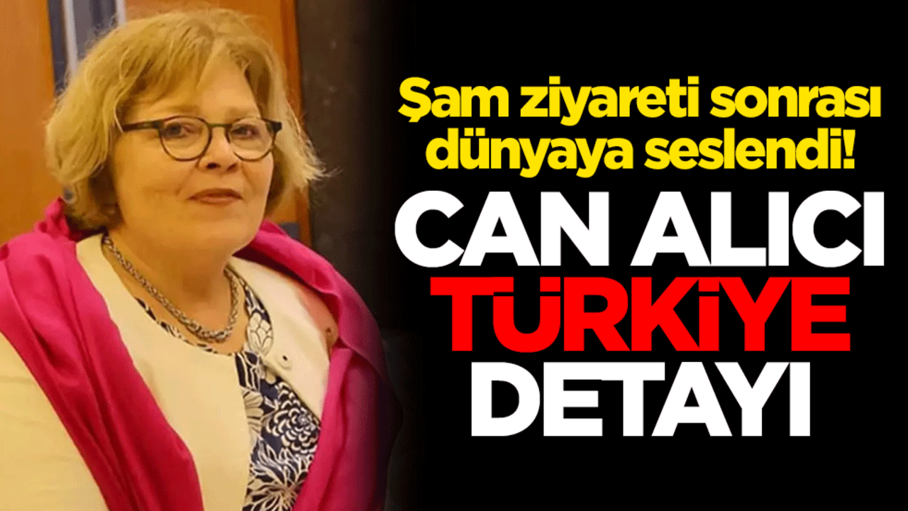 Şam ziyareti sonrası dünyaya seslendi! Can alıcı Türkiye detayı