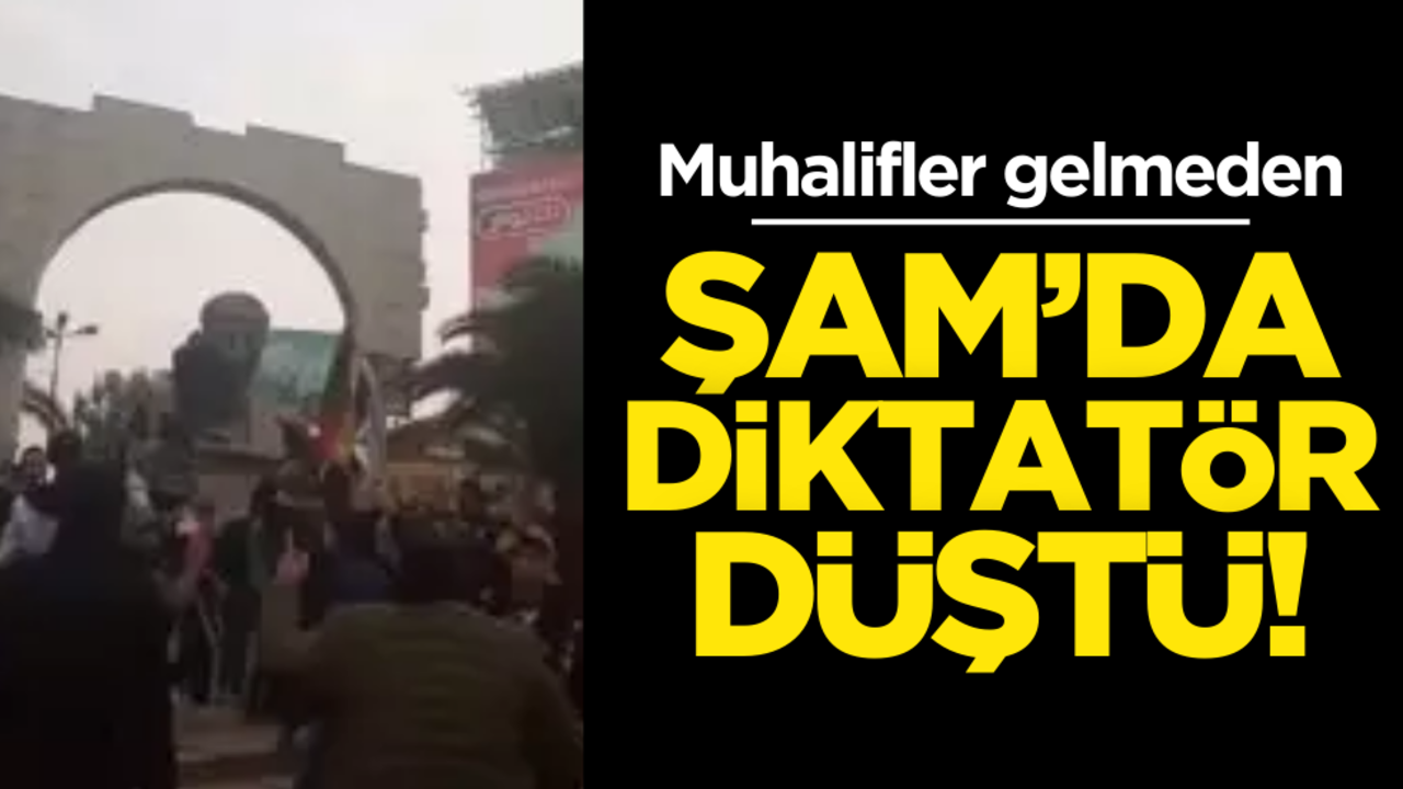 Şam’da diktatör düştü!