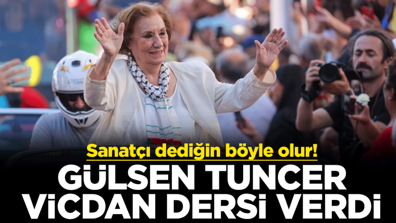 Sanatçı dediğin böyle olur! Gülsen Tuncer vicdan ders verdi