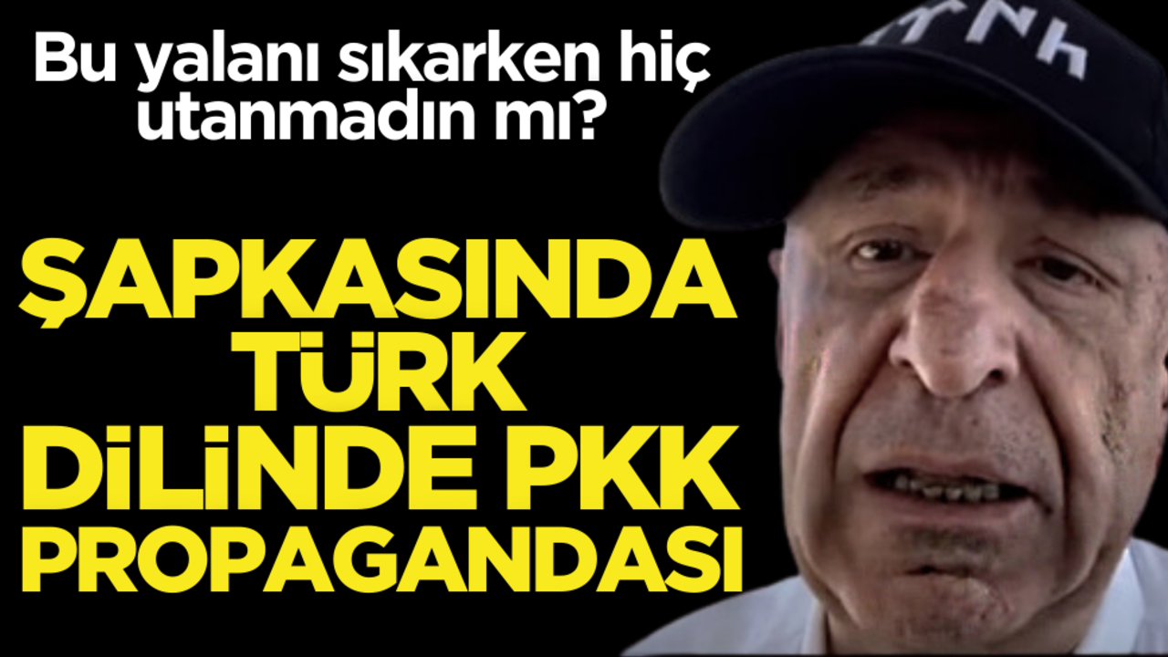 Şapkasında Türk, dilinde PKK propagandası! Bu yalanı sıkarken hiç utanmadın mı Ümit Özdağ?