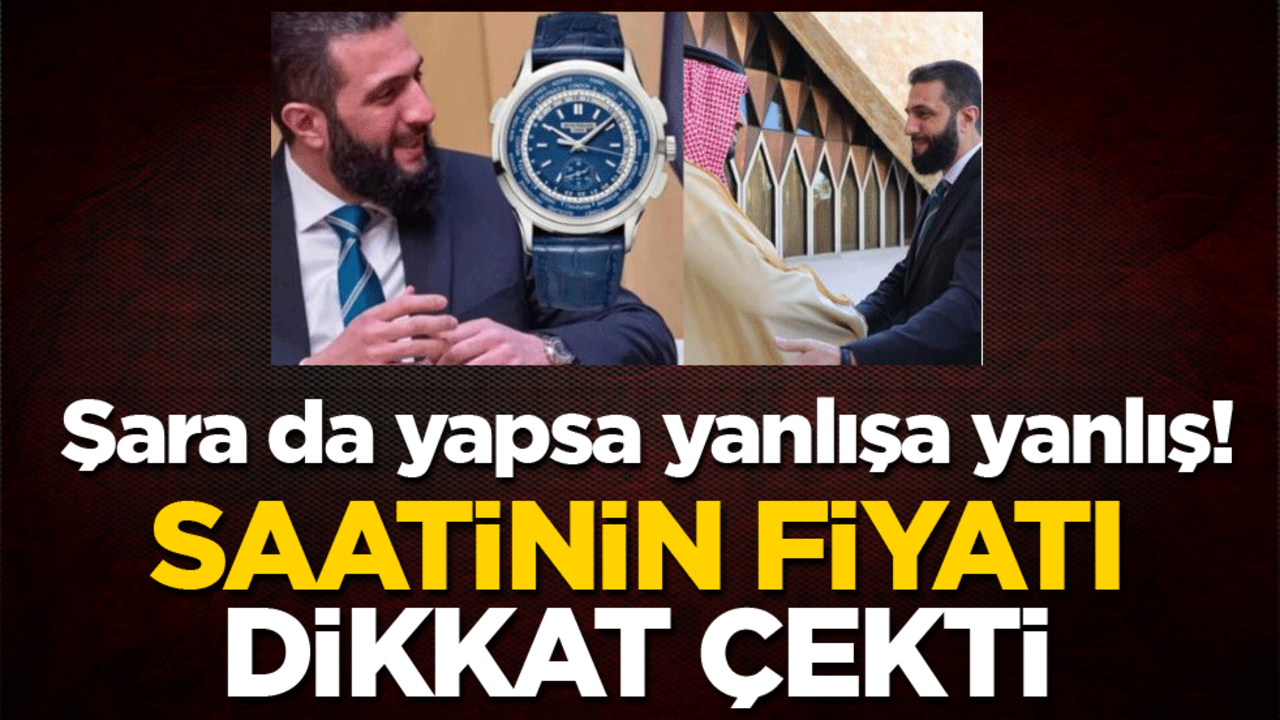 Şara da yapsa, yanlışa yanlış! Şara’nın saatinin fiyatı dikkat çekti