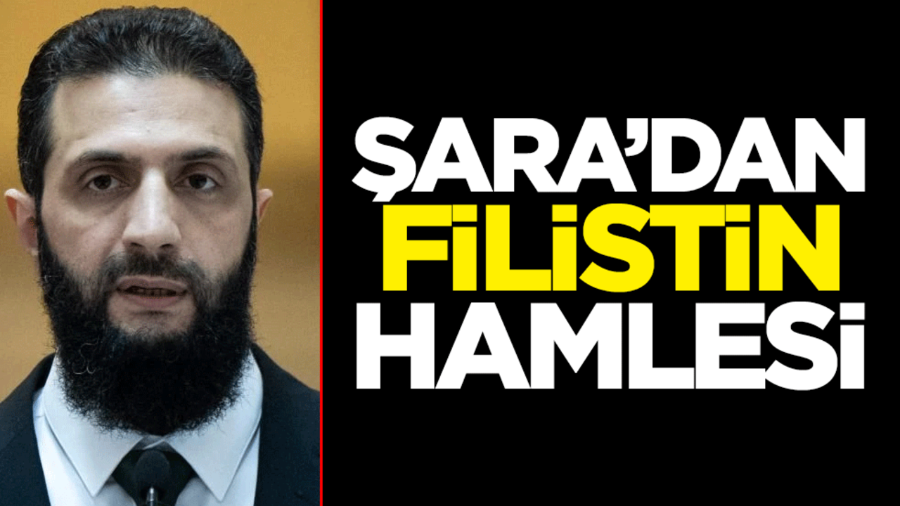 Şara'dan Filistin görüşmesi!