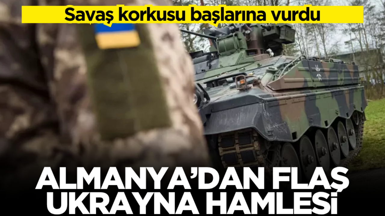 Savaş hazırlığı yapan Almanya’dan flaş Ukrayna hamlesi!