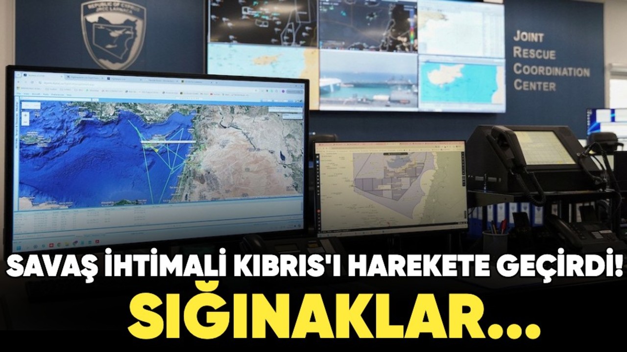 Savaş ihtimali Kıbrıs'ı harekete geçirdi! Sığınaklar...