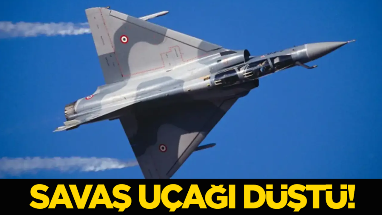 Savaş uçağı düştü!