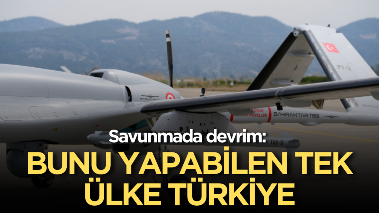 Savunmada devrim: Bunu yapabilen tek ülke Türkiye!