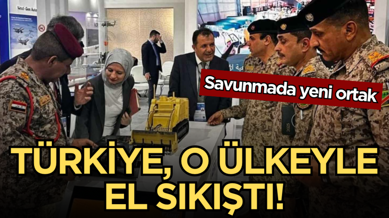 Savunmada yeni ortak: Türkiye, o ülkeyle el sıkıştı!