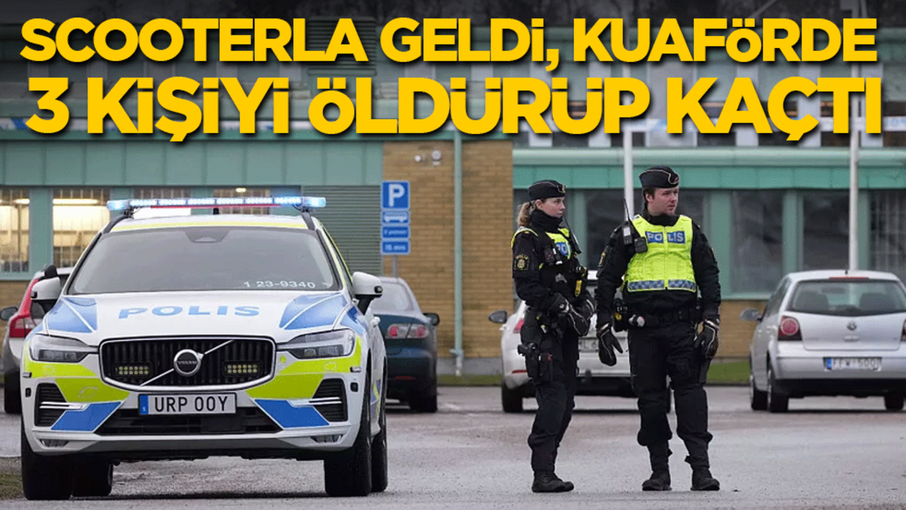 Scooterlu saldırgan kuaförde 3 kişiyi öldürüp kaçtı