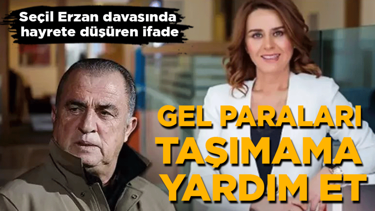 Seçil Erzan davasında hayrete düşüren ifade: Gel de paraları taşımama yardım et!