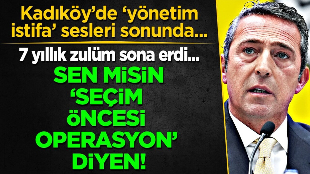 "Seçim öncesi operasyon" demişti: Ali Koç'a ceza geldi: Bu karar damga vurdu