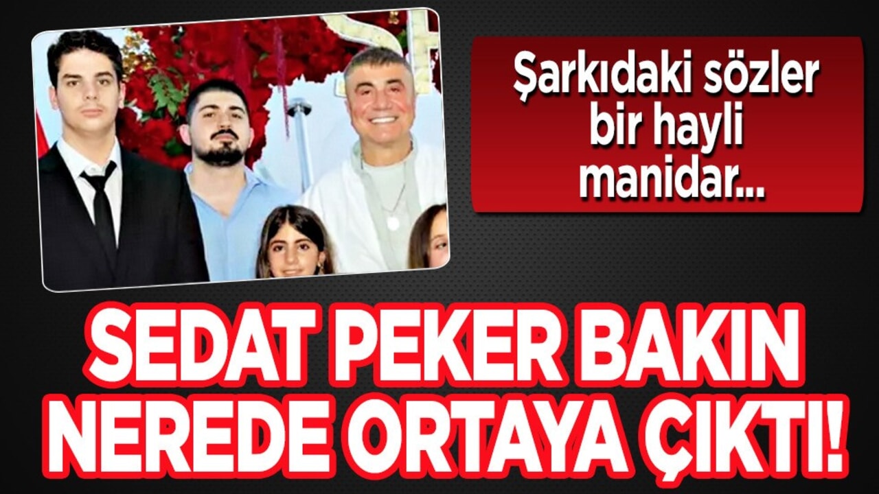 Sedat Peker, doğum günü partisinde ortaya çıktı! O şarkı: Dönüşüm muhteşem olacak! Herkes duyunca şok oldu