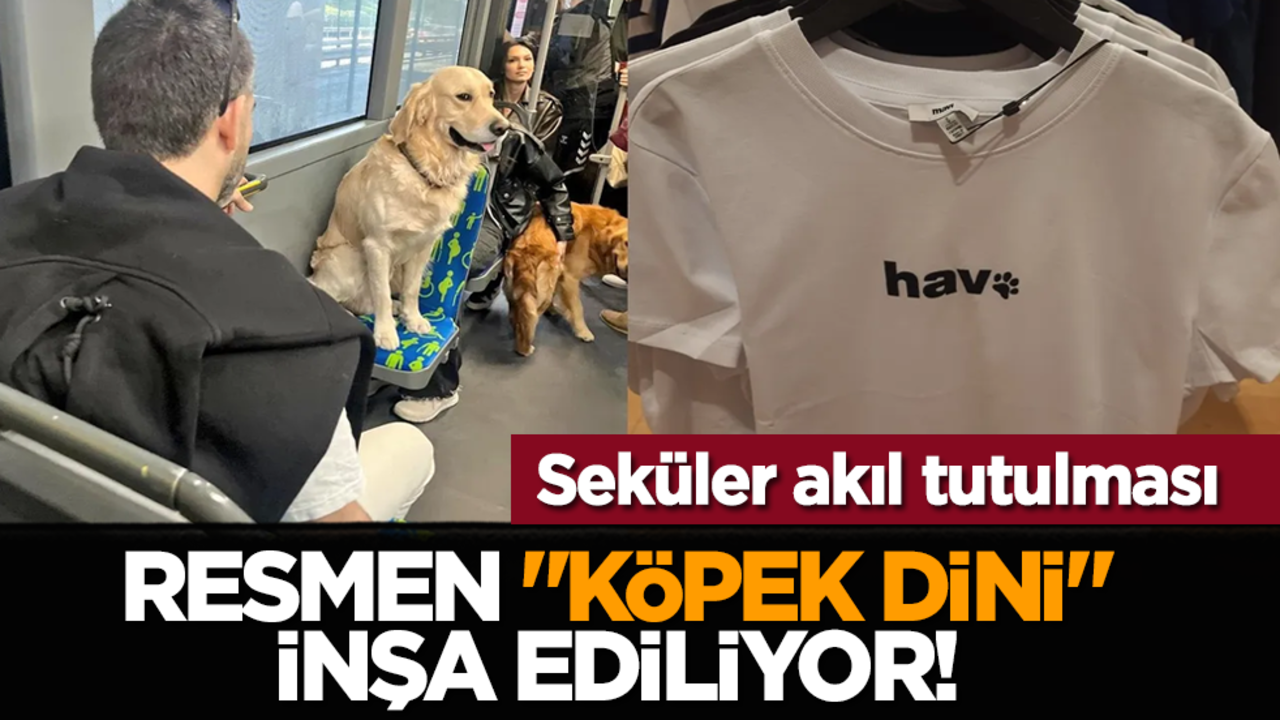 Seküler akıl tutulması: Resmen "köpek dini" inşa ediliyor!