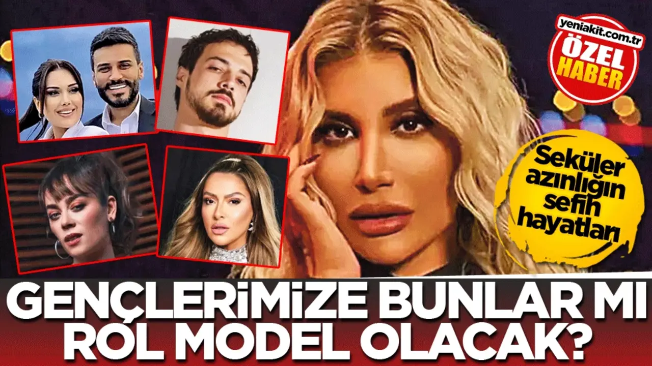 Seküler azınlığın sefih hayatları! Gençlerimize bunlar mı rol model olacak?