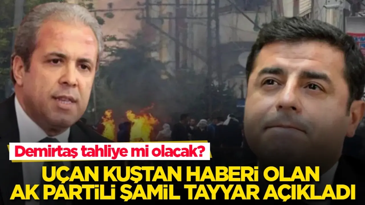 Selahattin Demirtaş tahliye mi olacak? Uçan kuştan haberi olan AK Partili Şamil Tayyar açıkladı