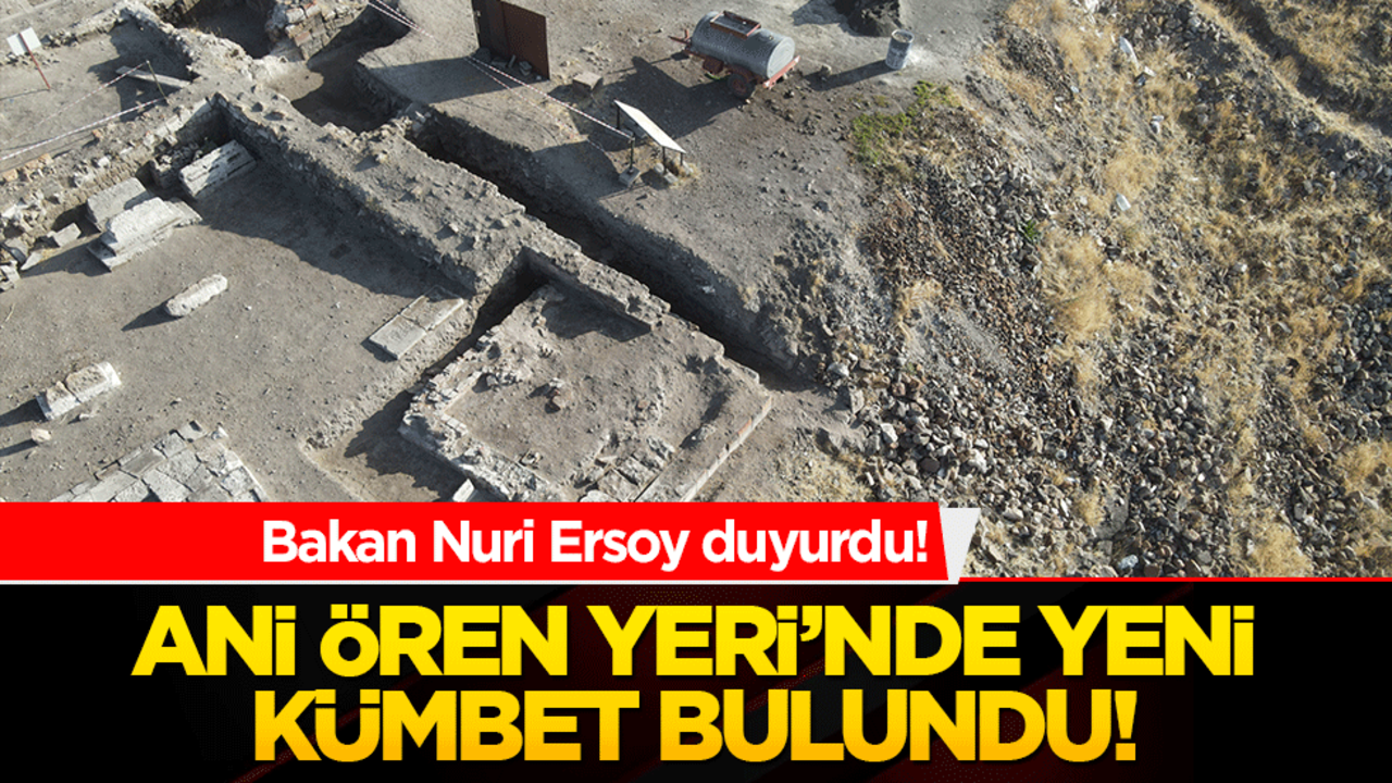 Selçukluların izleri gün yüzüne çıktı! Ani Ören Yeri’nde yeni kümbet bulundu!